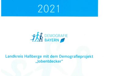 Jobentdecker-Projekt erhält „Bayerischen Demografiepreis 2021“