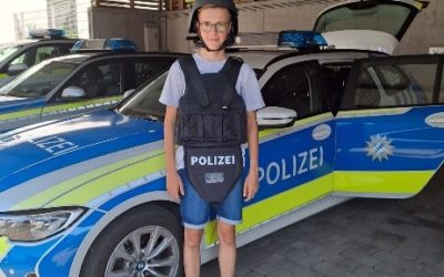 Lars bei der Polizei