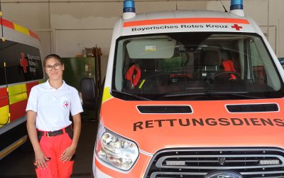 Antonia beim BRK