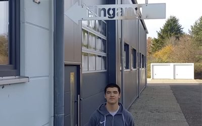 Entdeckerdate Justin bei Albert Metallbau